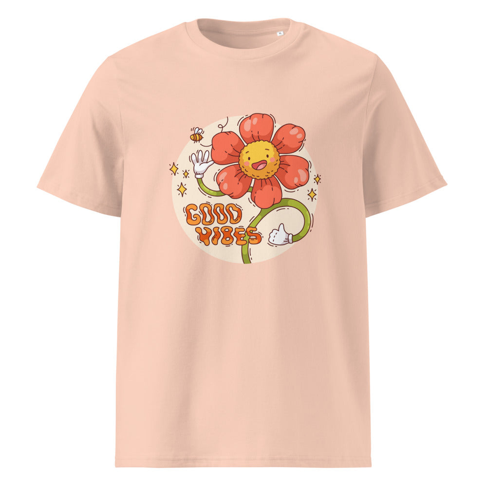 Good vides | Unisex Organic Ribbed Neck Creator 2.0 T-Shirt | Stanley/Stella SATU001
