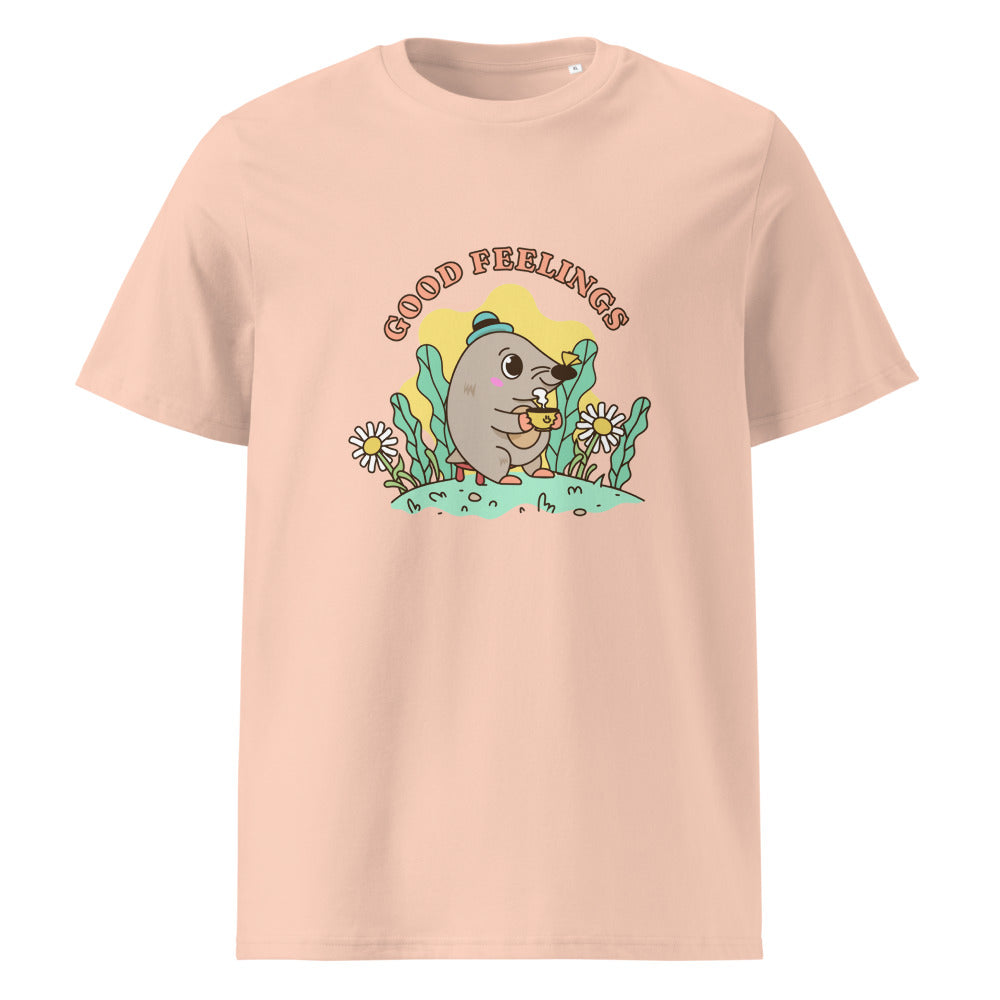 Good feelings | Unisex Organic Ribbed Neck Creator 2.0 T-Shirt | Stanley/Stella SATU001