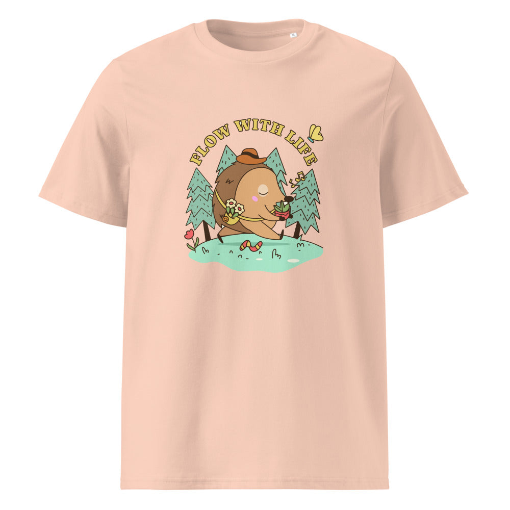 Flow with life | Unisex Organic Ribbed Neck Creator 2.0 T-Shirt | Stanley/Stella SATU001