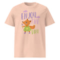 Orange fox - Ẹnoy the day | Unisex Organic Ribbed Neck Creator 2.0 T-Shirt | Stanley/Stella SATU001