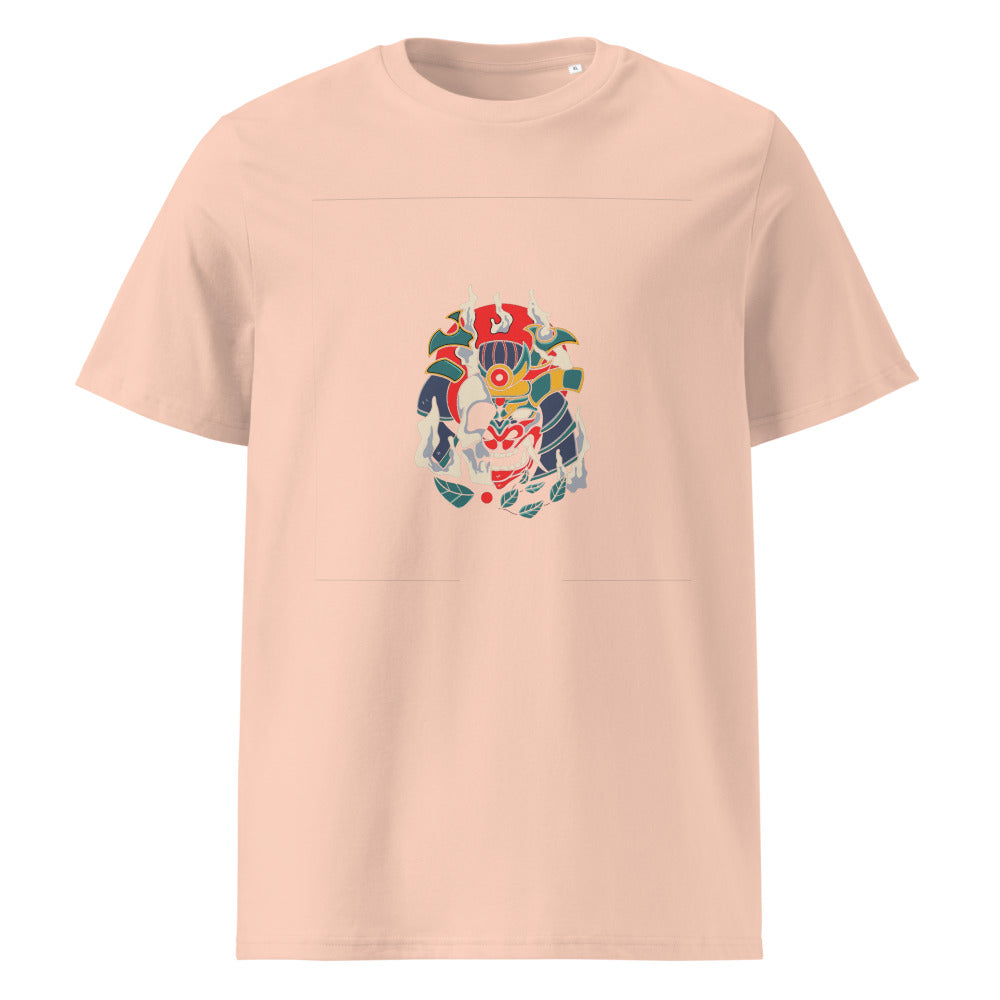 Samurai skull | Unisex Organic Ribbed Neck Creator 2.0 T-Shirt | Stanley/Stella SATU001