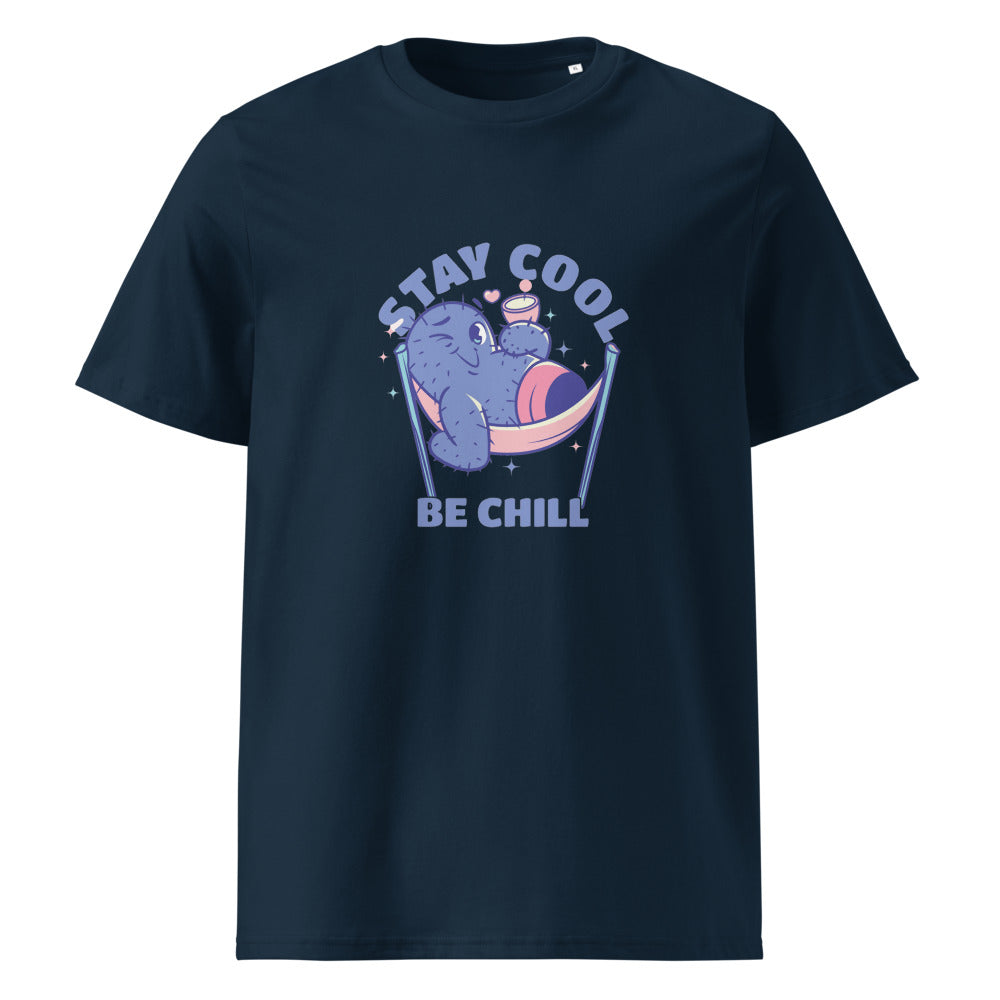 Stay cool be chill | Unisex Organic Ribbed Neck Creator 2.0 T-Shirt | Stanley/Stella SATU001