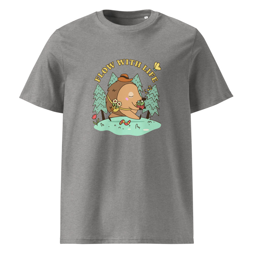 Flow with life | Unisex Organic Ribbed Neck Creator 2.0 T-Shirt | Stanley/Stella SATU001