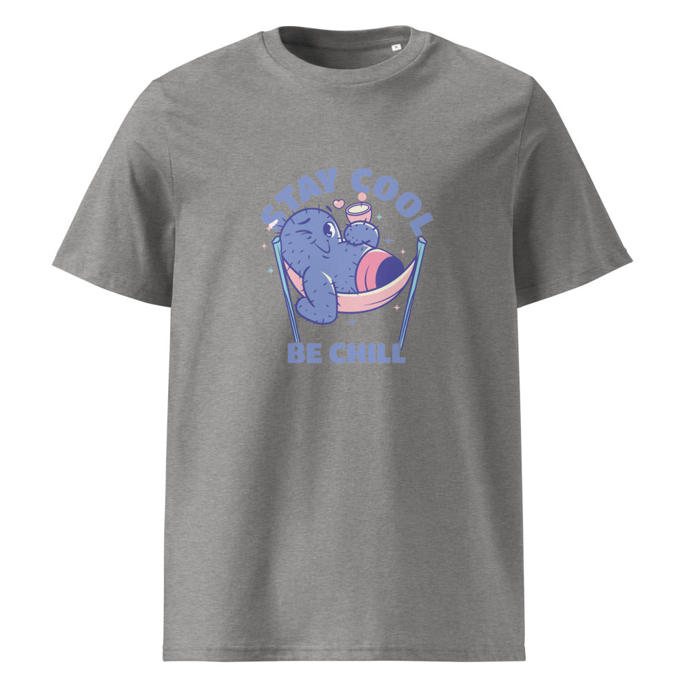 Stay cool be chill | Unisex Organic Ribbed Neck Creator 2.0 T-Shirt | Stanley/Stella SATU001