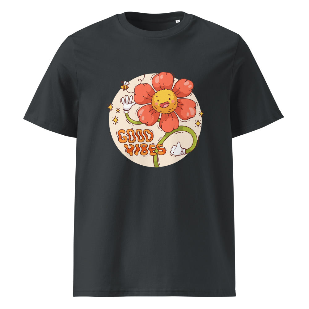 Good vides | Unisex Organic Ribbed Neck Creator 2.0 T-Shirt | Stanley/Stella SATU001
