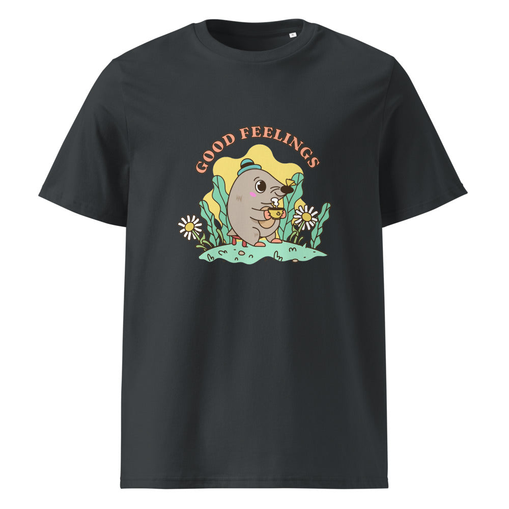 Good feelings | Unisex Organic Ribbed Neck Creator 2.0 T-Shirt | Stanley/Stella SATU001