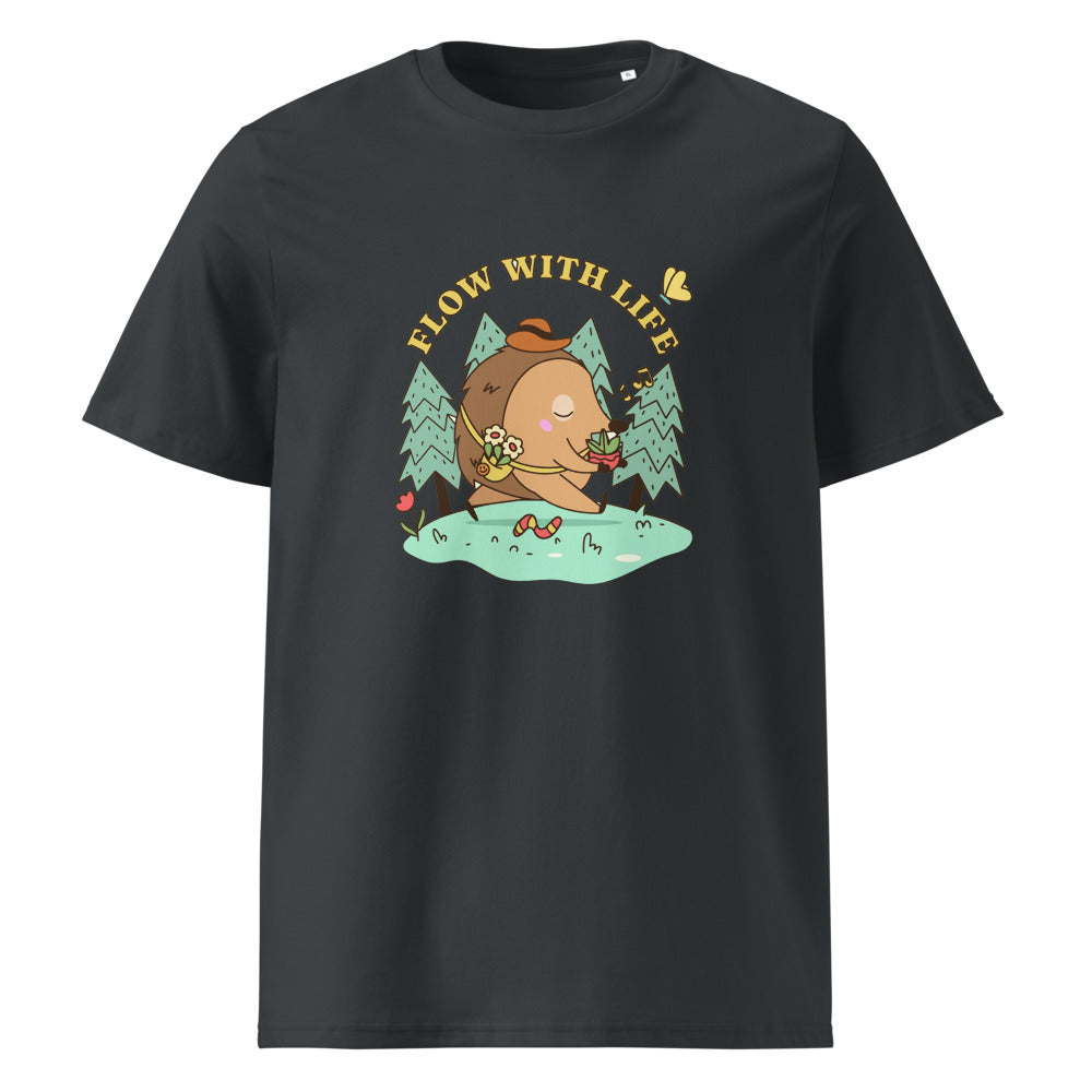 Flow with life | Unisex Organic Ribbed Neck Creator 2.0 T-Shirt | Stanley/Stella SATU001