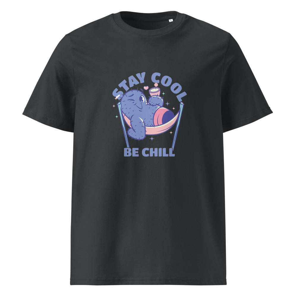 Stay cool be chill | Unisex Organic Ribbed Neck Creator 2.0 T-Shirt | Stanley/Stella SATU001