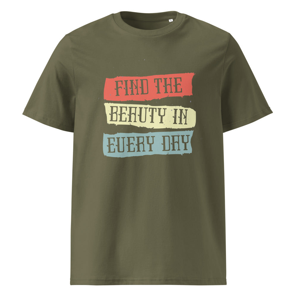 Find the beauty in every day | Unisex Organic Ribbed Neck Creator 2.0 T-Shirt | Stanley/Stella SATU001