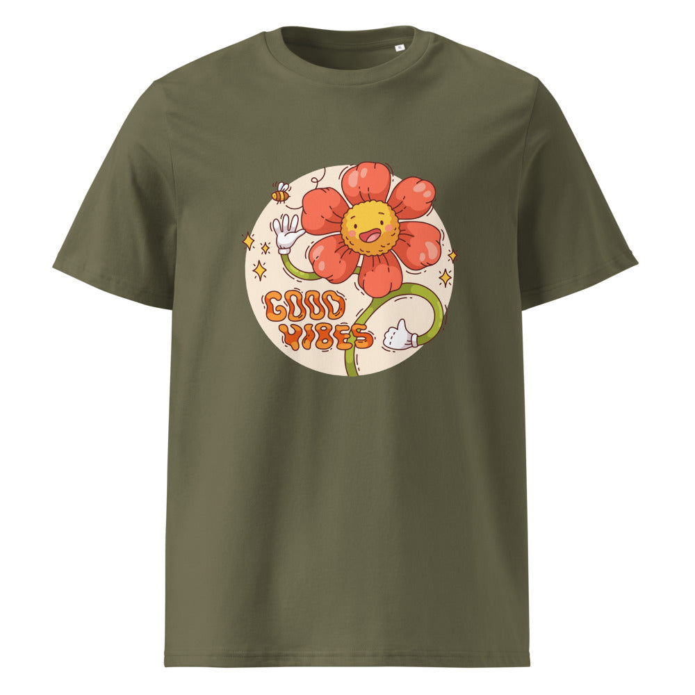 Good vides | Unisex Organic Ribbed Neck Creator 2.0 T-Shirt | Stanley/Stella SATU001