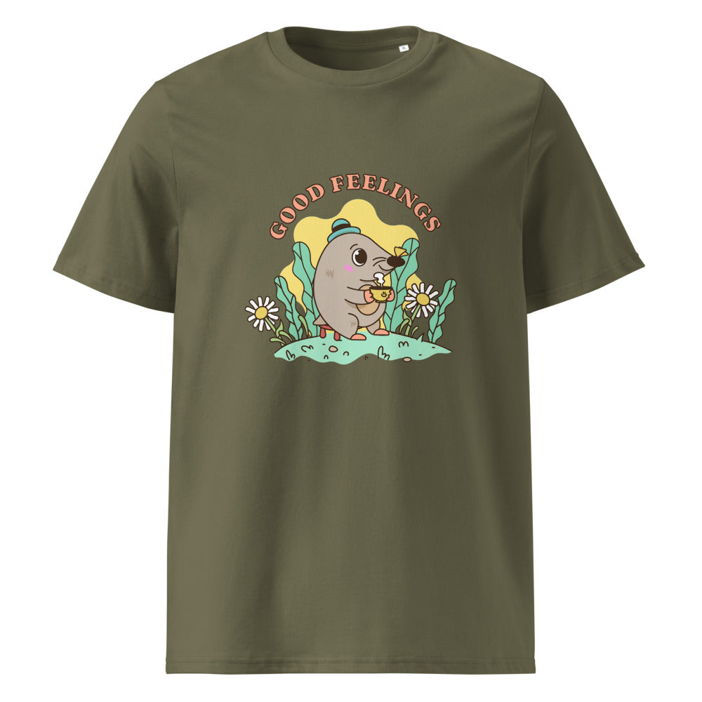 Good feelings | Unisex Organic Ribbed Neck Creator 2.0 T-Shirt | Stanley/Stella SATU001
