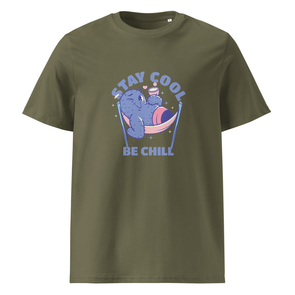 Stay cool be chill | Unisex Organic Ribbed Neck Creator 2.0 T-Shirt | Stanley/Stella SATU001