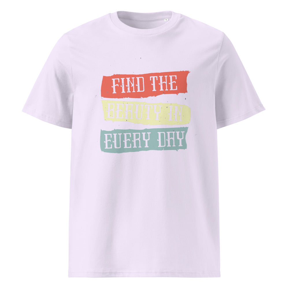 Find the beauty in every day | Unisex Organic Ribbed Neck Creator 2.0 T-Shirt | Stanley/Stella SATU001