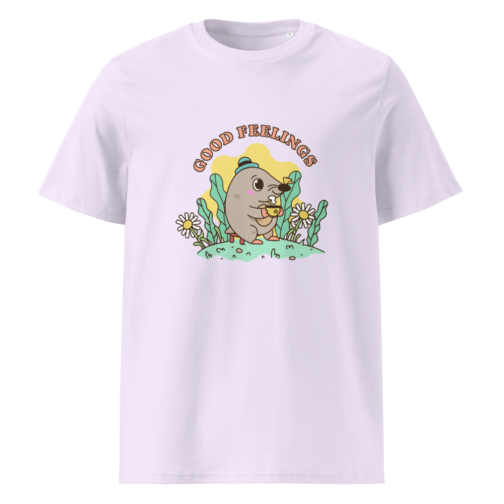 Good feelings | Unisex Organic Ribbed Neck Creator 2.0 T-Shirt | Stanley/Stella SATU001