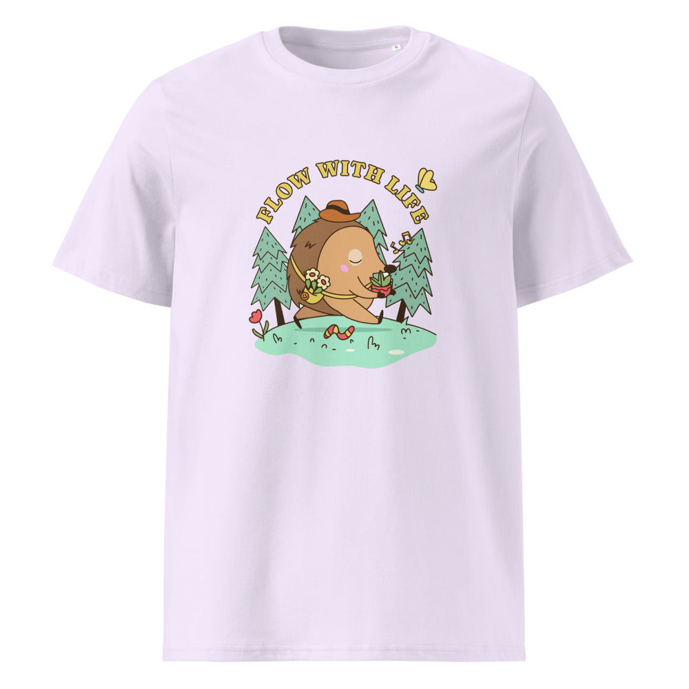 Flow with life | Unisex Organic Ribbed Neck Creator 2.0 T-Shirt | Stanley/Stella SATU001