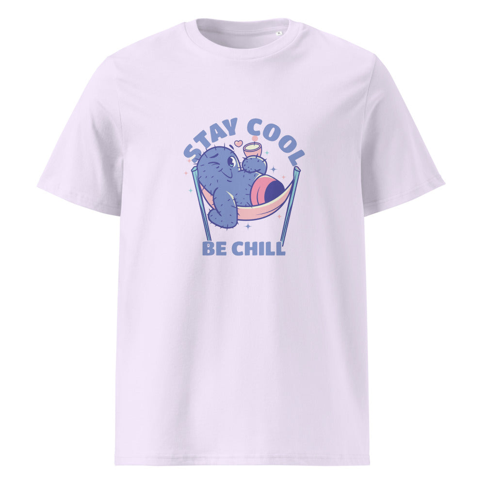 Stay cool be chill | Unisex Organic Ribbed Neck Creator 2.0 T-Shirt | Stanley/Stella SATU001
