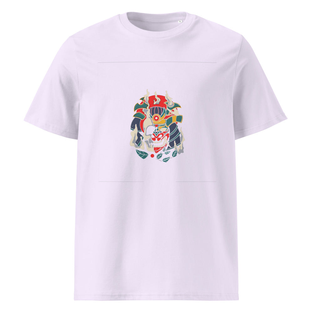Samurai skull | Unisex Organic Ribbed Neck Creator 2.0 T-Shirt | Stanley/Stella SATU001