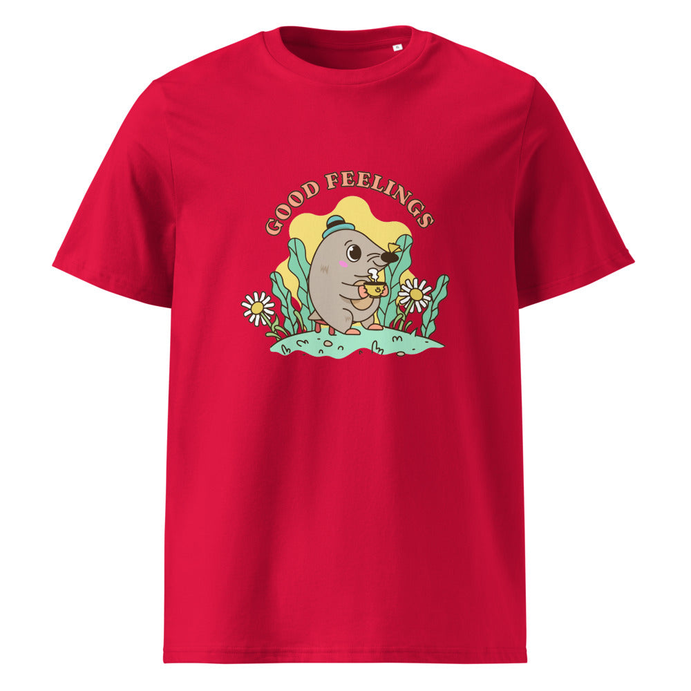 Good feelings | Unisex Organic Ribbed Neck Creator 2.0 T-Shirt | Stanley/Stella SATU001