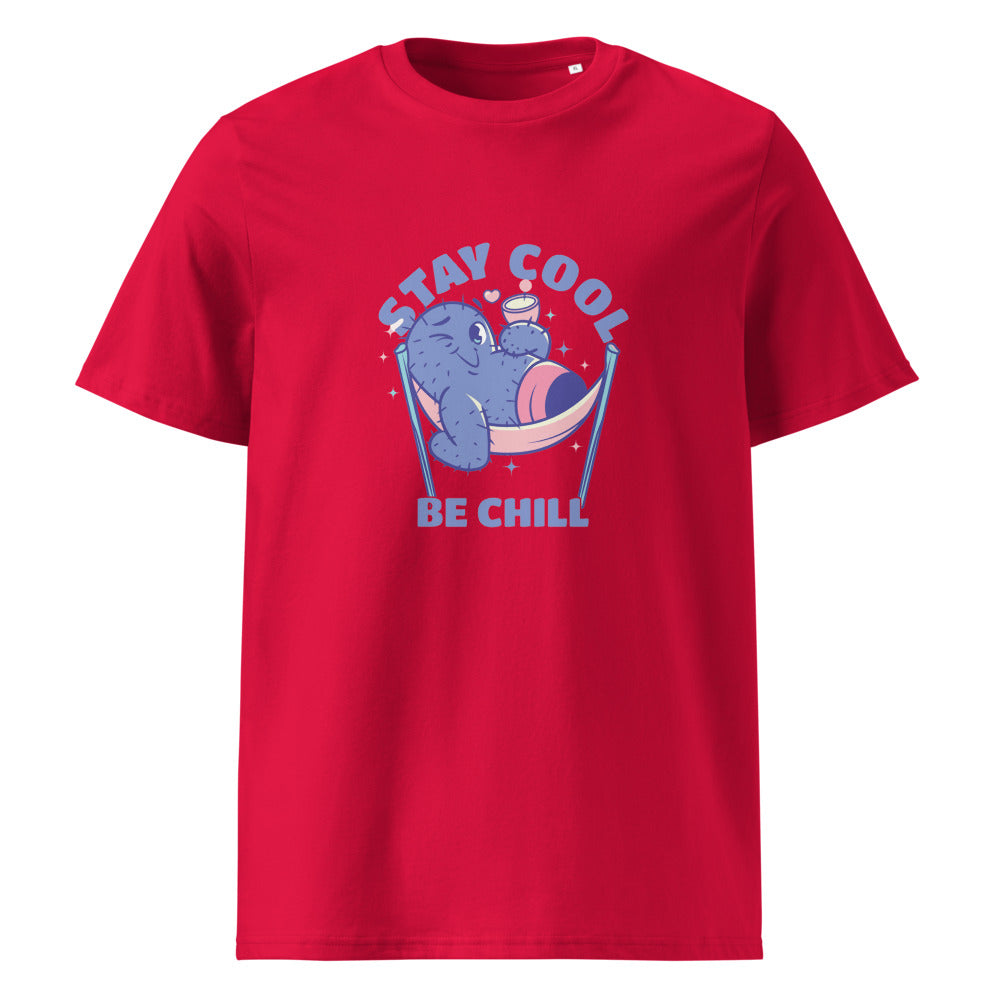Stay cool be chill | Unisex Organic Ribbed Neck Creator 2.0 T-Shirt | Stanley/Stella SATU001