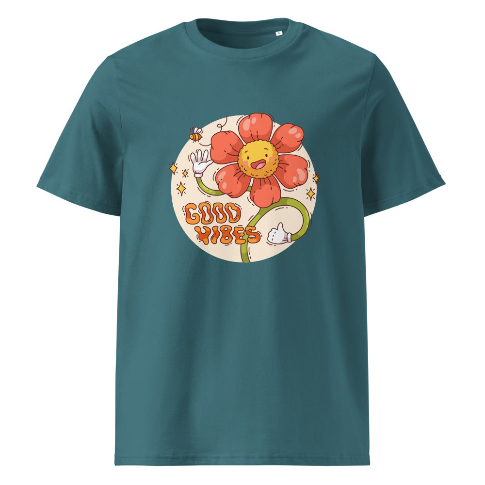 Good vides | Unisex Organic Ribbed Neck Creator 2.0 T-Shirt | Stanley/Stella SATU001