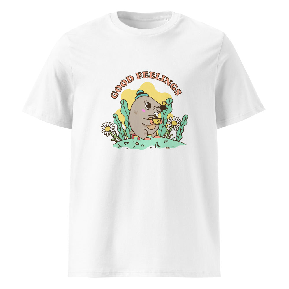 Good feelings | Unisex Organic Ribbed Neck Creator 2.0 T-Shirt | Stanley/Stella SATU001