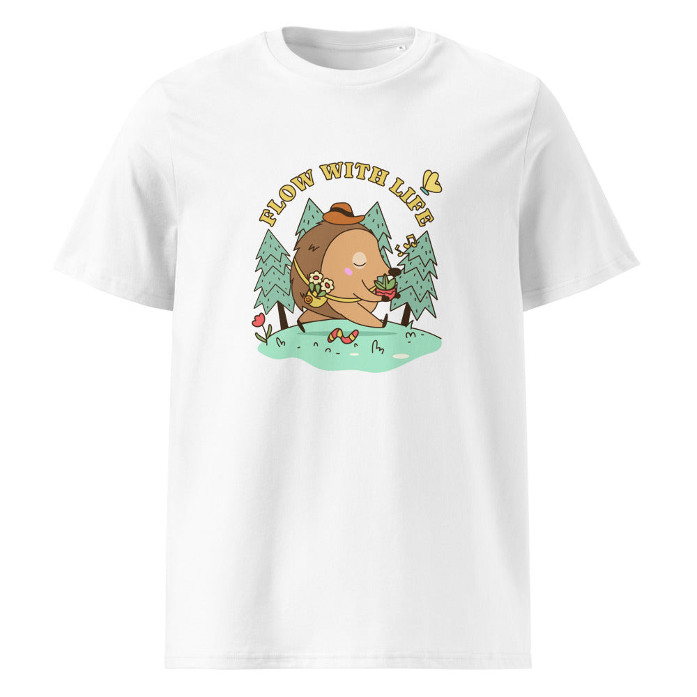 Flow with life | Unisex Organic Ribbed Neck Creator 2.0 T-Shirt | Stanley/Stella SATU001