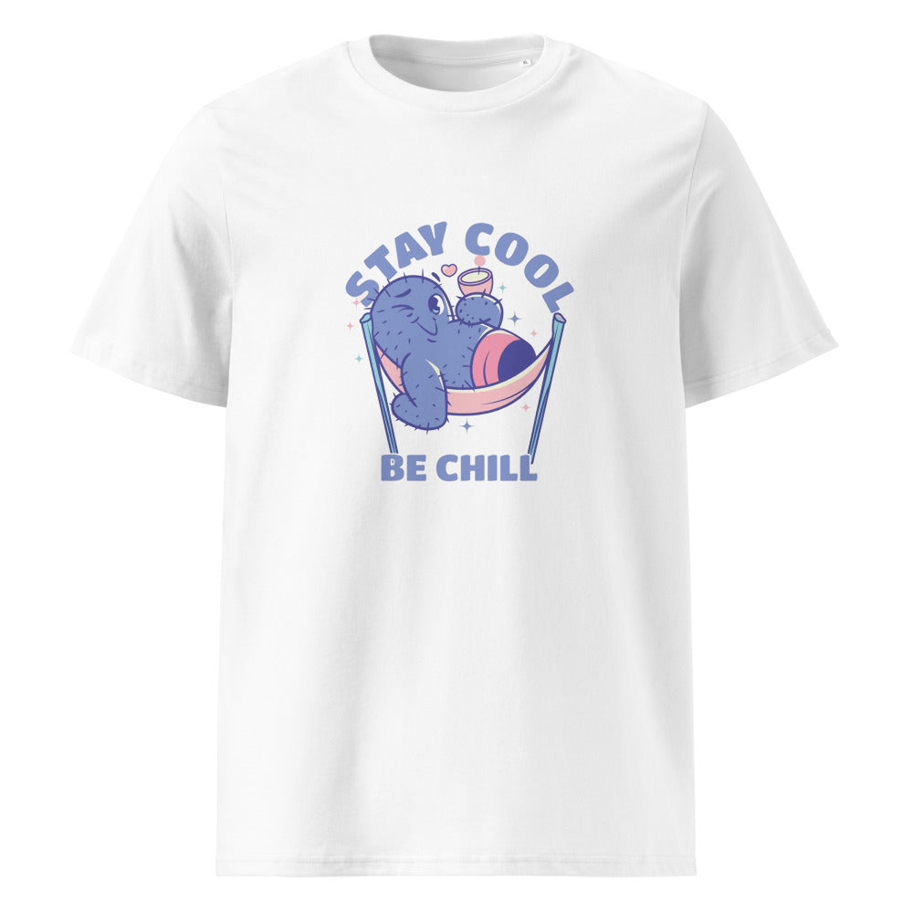 Stay cool be chill | Unisex Organic Ribbed Neck Creator 2.0 T-Shirt | Stanley/Stella SATU001