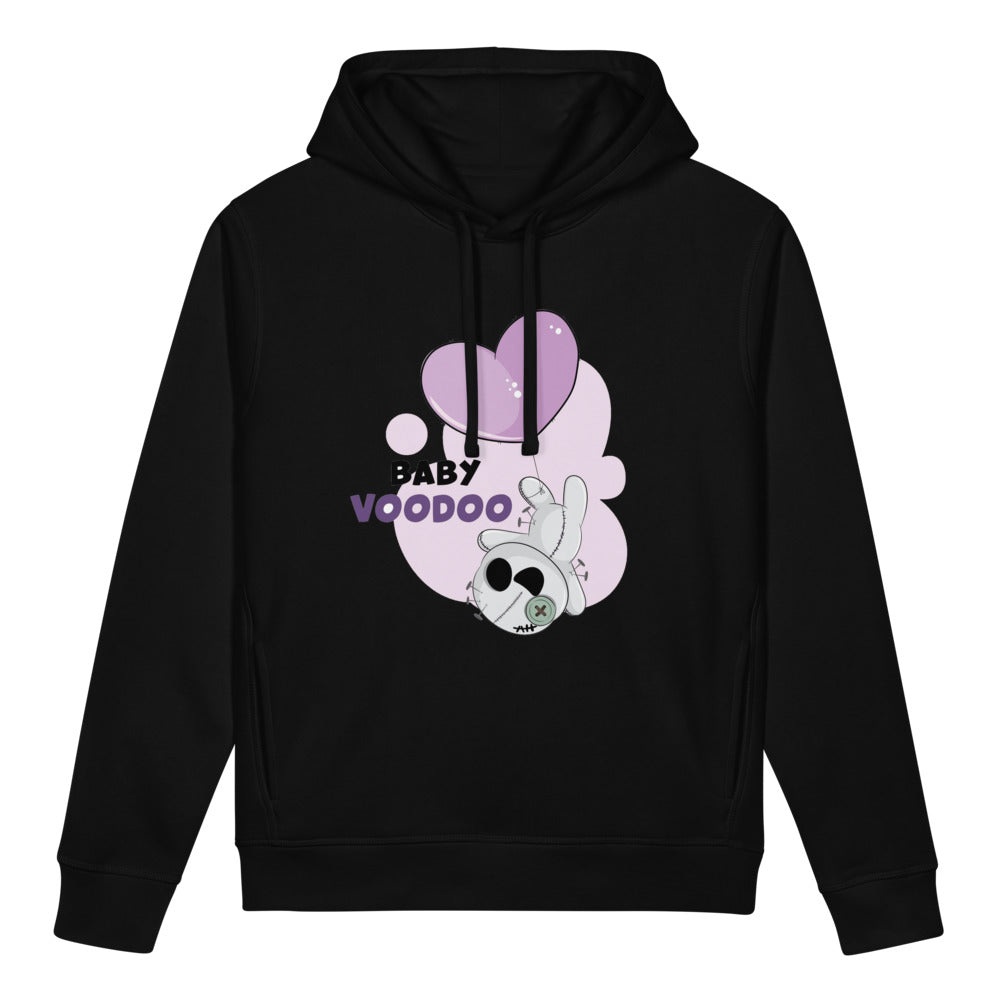 Ted heart - Baby voodoo | Unisex Organic Side Pocket Sounder Hoodie | Stanley/Stella SASU012