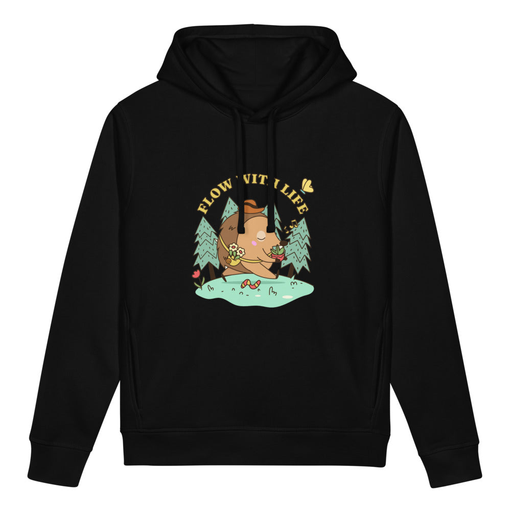 Flow with life | Unisex Organic Side Pocket Sounder Hoodie | Stanley/Stella SASU012