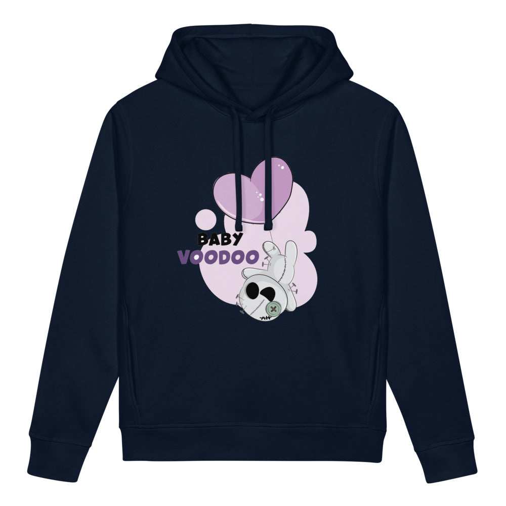 Ted heart - Baby voodoo | Unisex Organic Side Pocket Sounder Hoodie | Stanley/Stella SASU012