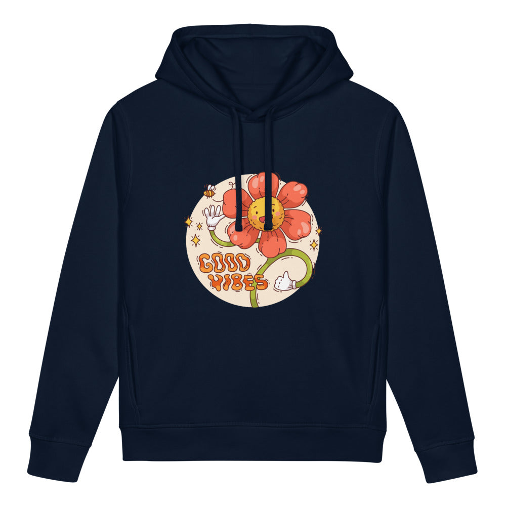 Good vides | Unisex Organic Side Pocket Sounder Hoodie | Stanley/Stella SASU012