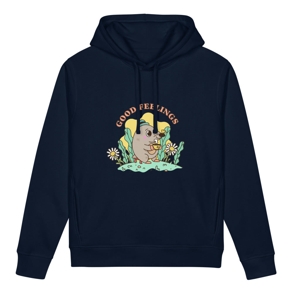 Good feelings | Unisex Organic Side Pocket Sounder Hoodie | Stanley/Stella SASU012
