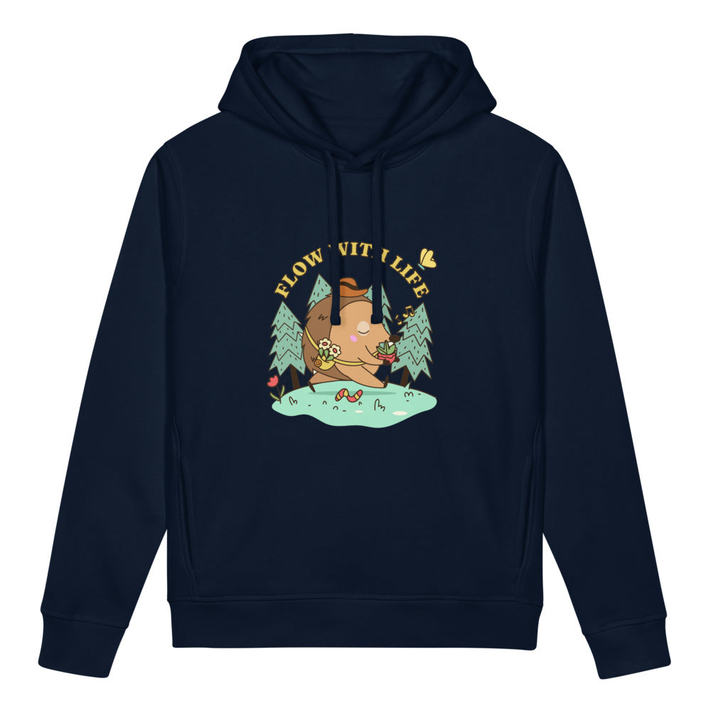 Flow with life | Unisex Organic Side Pocket Sounder Hoodie | Stanley/Stella SASU012