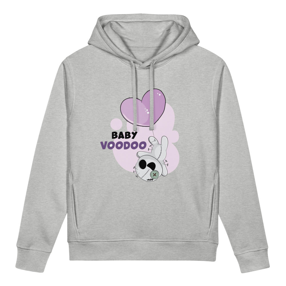 Ted heart - Baby voodoo | Unisex Organic Side Pocket Sounder Hoodie | Stanley/Stella SASU012