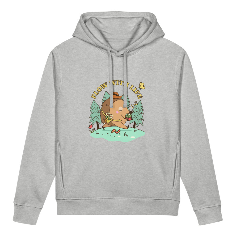 Flow with life | Unisex Organic Side Pocket Sounder Hoodie | Stanley/Stella SASU012