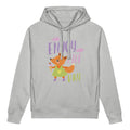 Orange fox - Ẹnoy the day | Unisex Organic Side Pocket Sounder Hoodie | Stanley/Stella SASU012