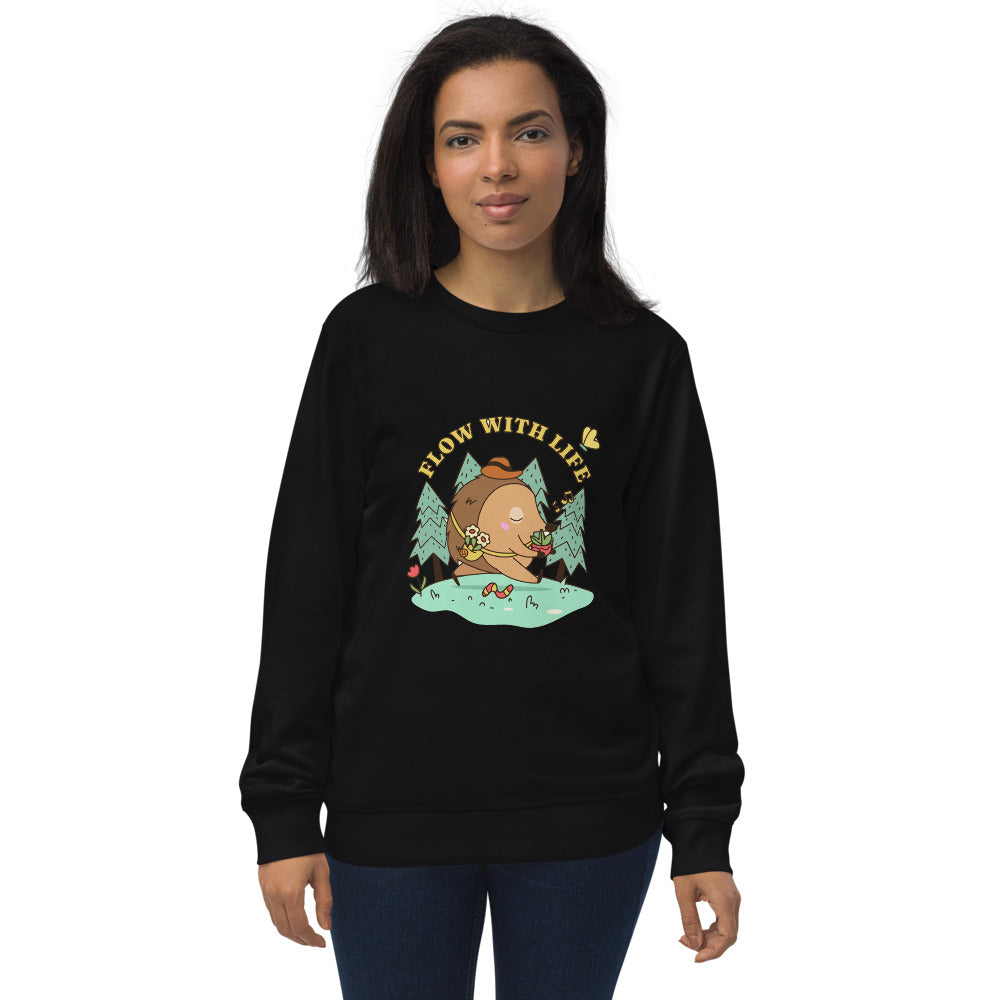 Flow with life | Unisex Organic Sweatshirt | SOL'S 03574