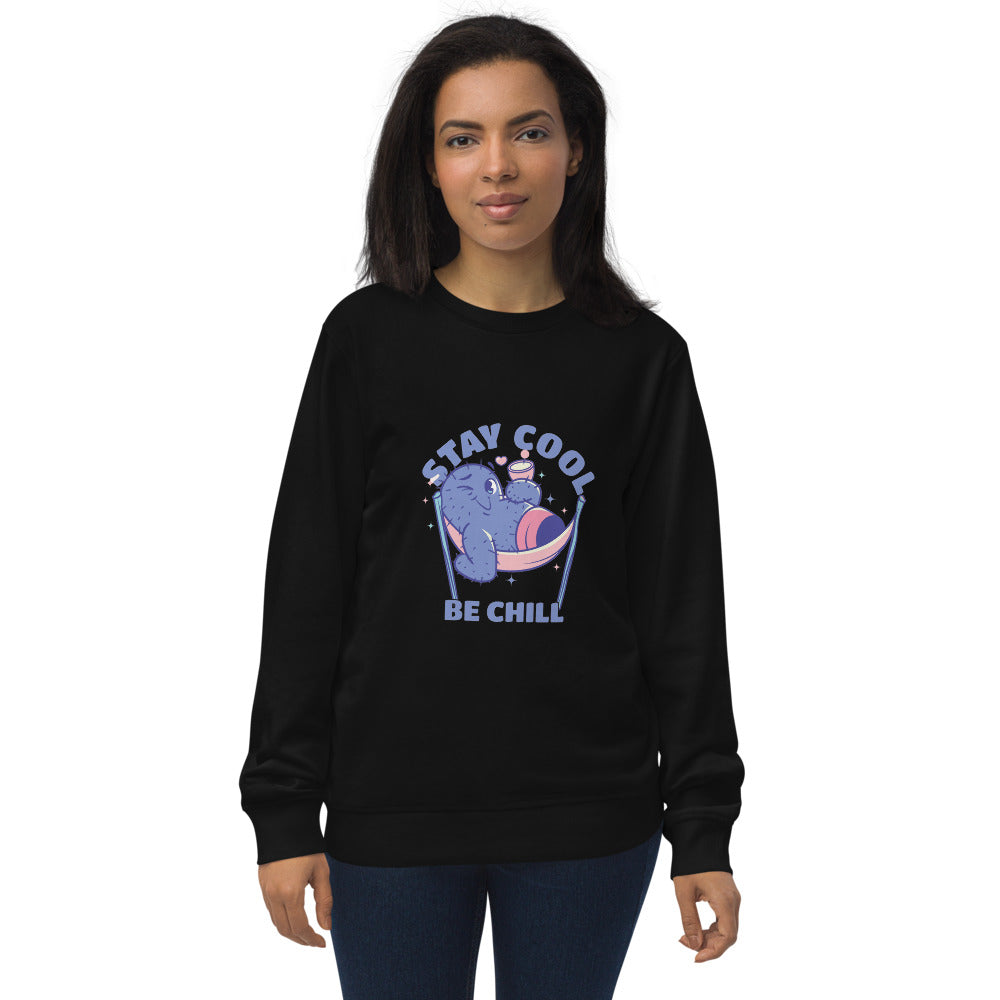 Stay cool be chill | Unisex Organic Sweatshirt | SOL'S 03574