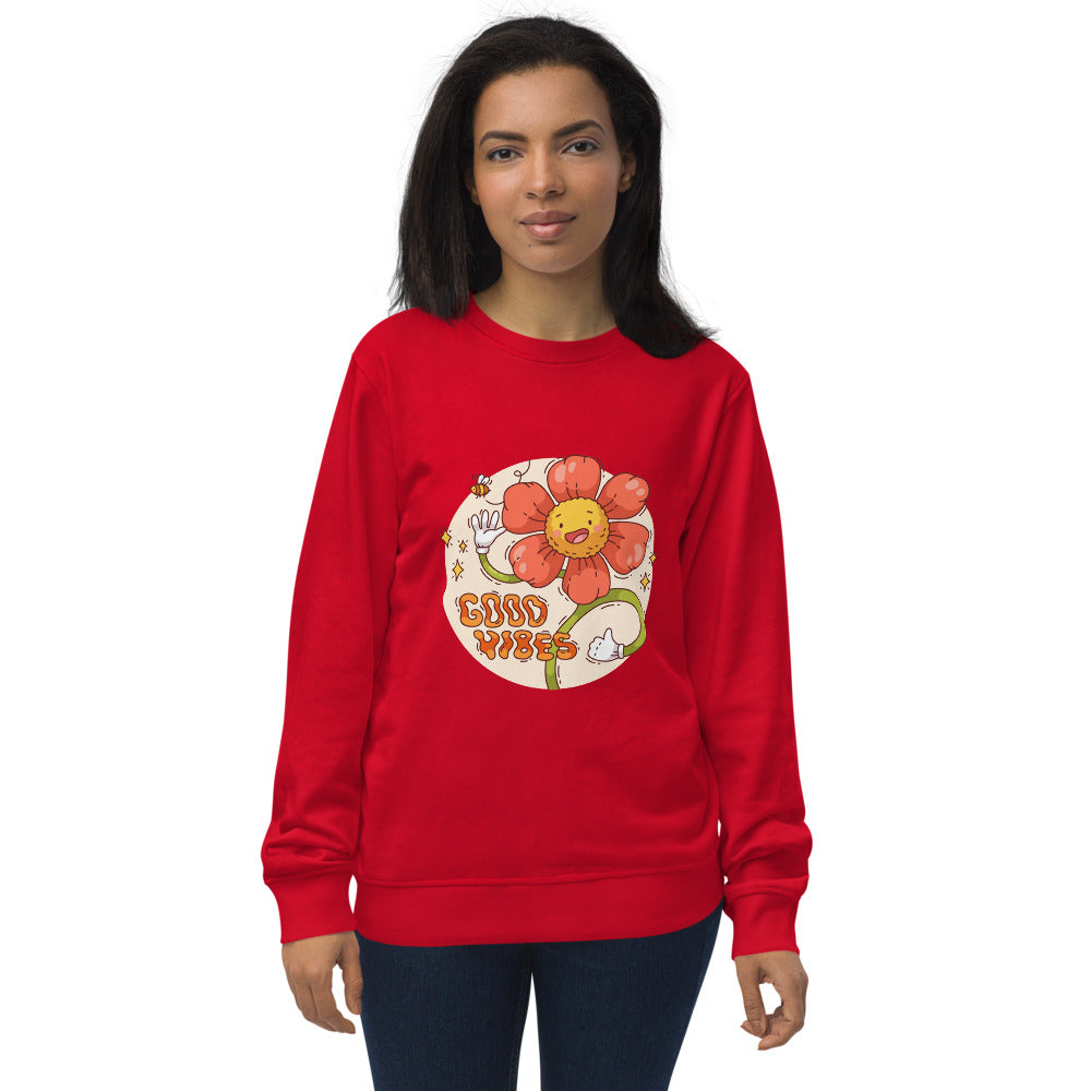 Good vides | Unisex Organic Sweatshirt | SOL'S 03574