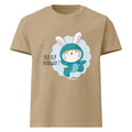 Green rabbit - HIP HIP HOORAAAY | Unisex Oversized Garment-Dyed T-Shirt | Bella + Canvas 4810