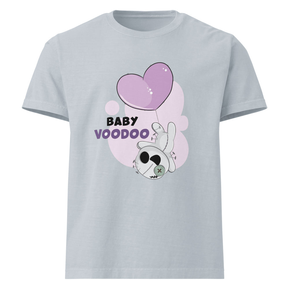 Ted heart - Baby voodoo | Unisex Oversized Garment-Dyed T-Shirt | Bella + Canvas 4810