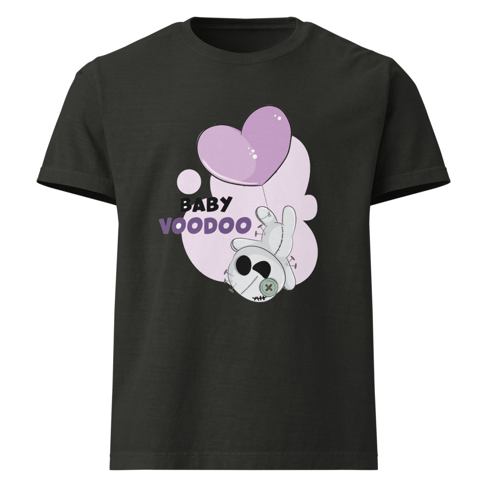 Ted heart - Baby voodoo | Unisex Oversized Garment-Dyed T-Shirt | Bella + Canvas 4810