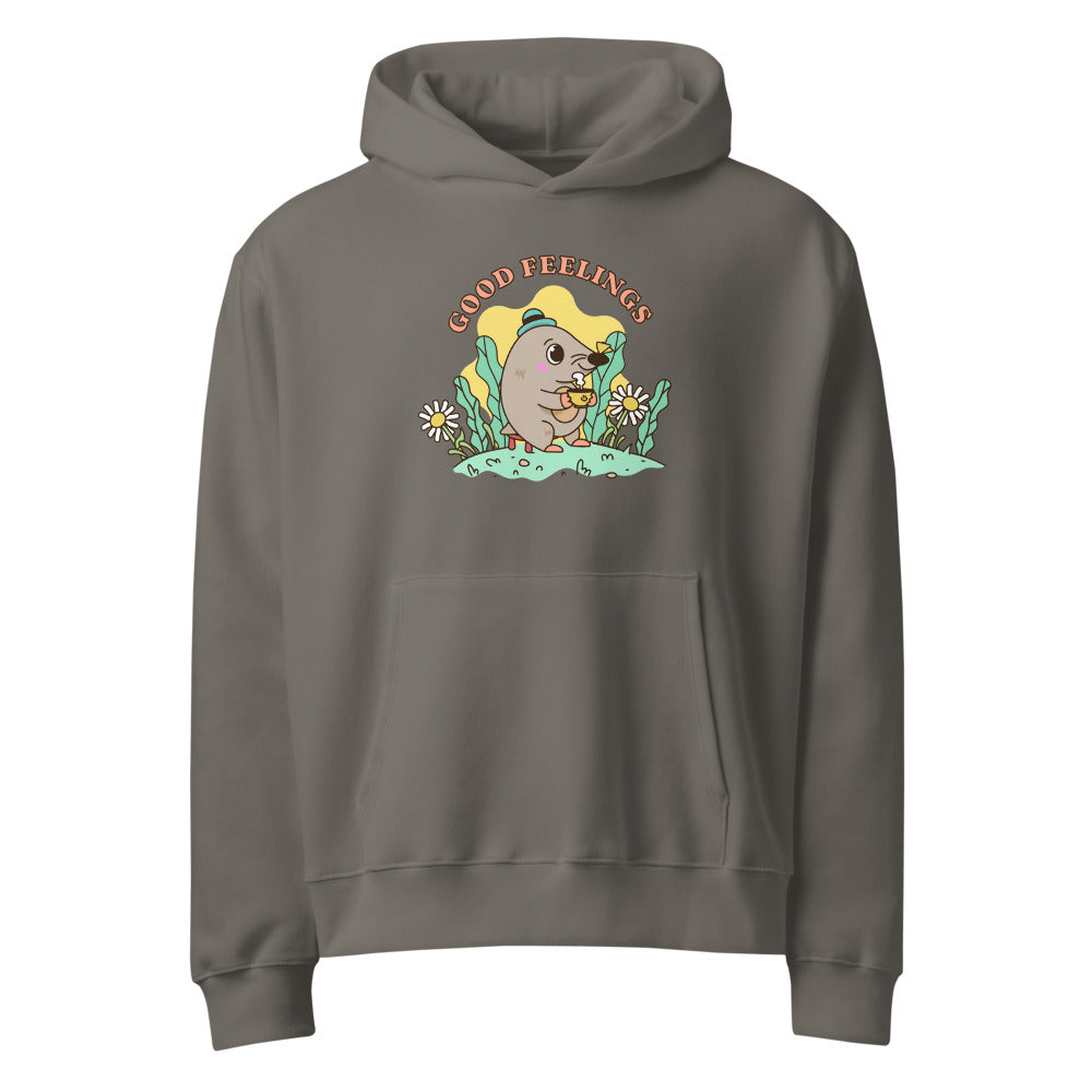 Good feelings | Unisex Oversized Heavyweight Hoodie | Bella + Canvas 4719