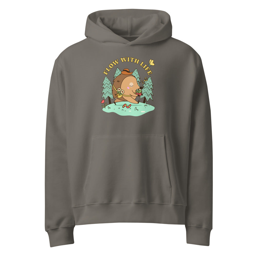 Flow with life | Unisex Oversized Heavyweight Hoodie | Bella + Canvas 4719