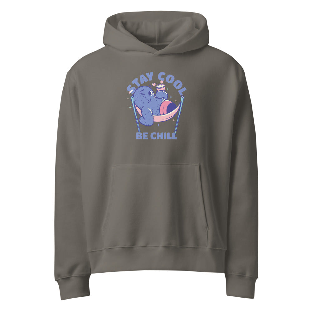 Stay cool be chill | Unisex Oversized Heavyweight Hoodie | Bella + Canvas 4719