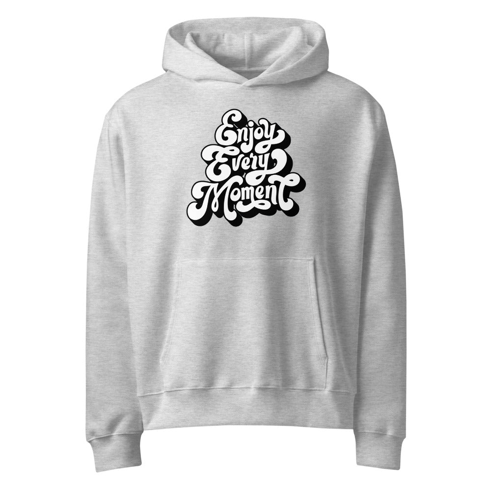 Enjoy every moments white | Unisex Oversized Heavyweight Hoodie | Bella + Canvas 4719