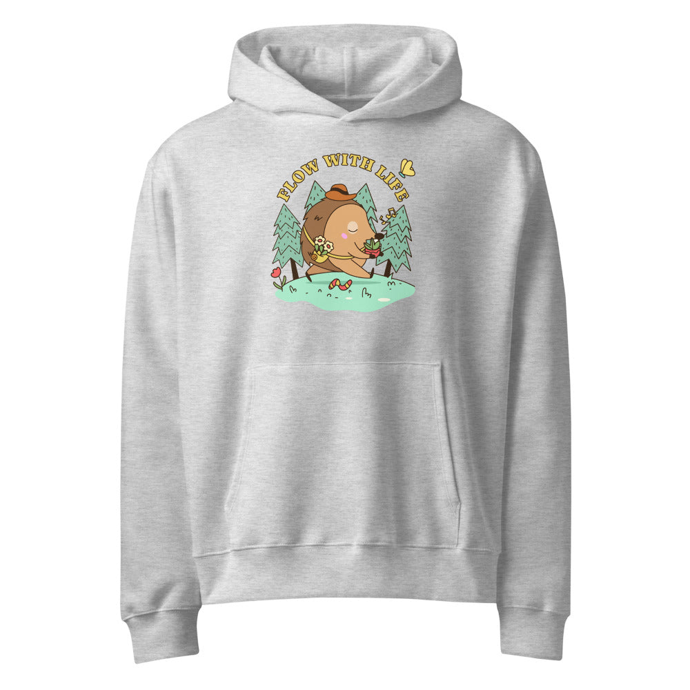 Flow with life | Unisex Oversized Heavyweight Hoodie | Bella + Canvas 4719