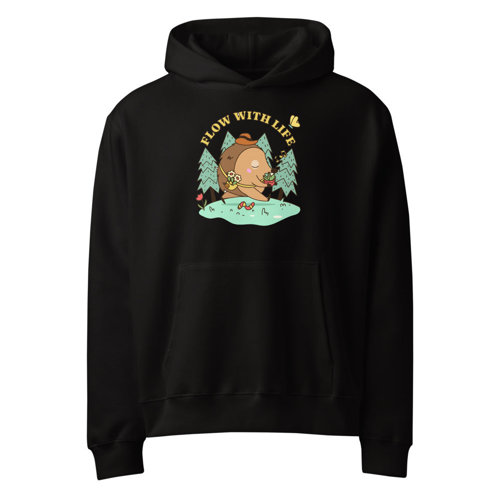 Flow with life | Unisex Oversized Heavyweight Hoodie | Bella + Canvas 4719