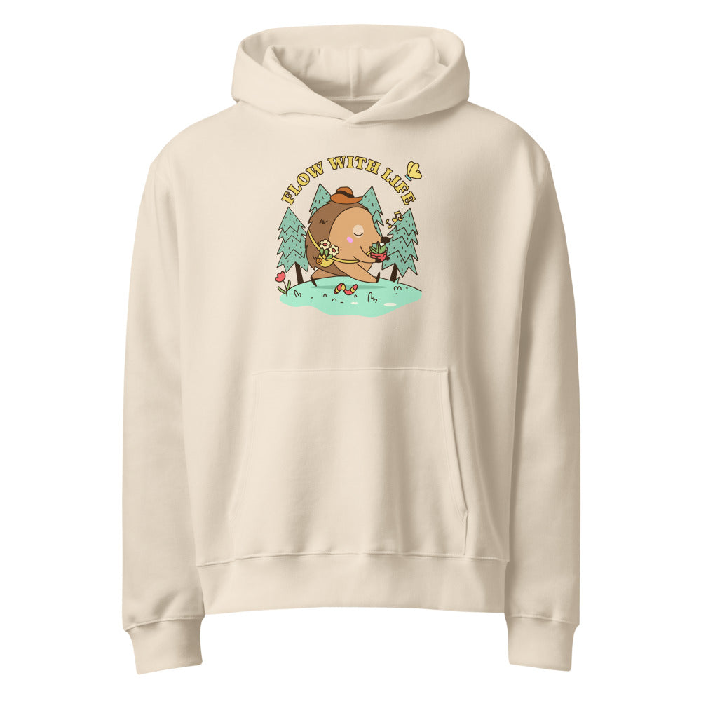 Flow with life | Unisex Oversized Heavyweight Hoodie | Bella + Canvas 4719