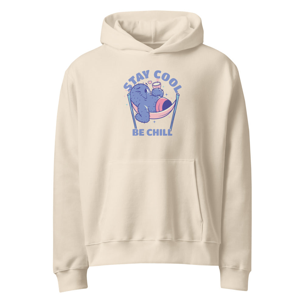 Stay cool be chill | Unisex Oversized Heavyweight Hoodie | Bella + Canvas 4719